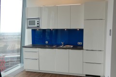 Küchenrückwand blau